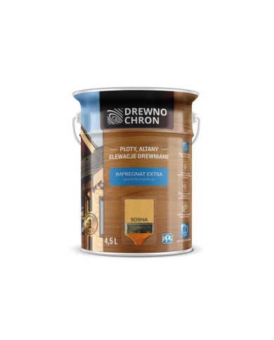 Impregnat do drewna extra sosna 4,5 L - DREWNOCHRON Impregnat do drewna extra sosna 4,5 L - DREWNOCHRON