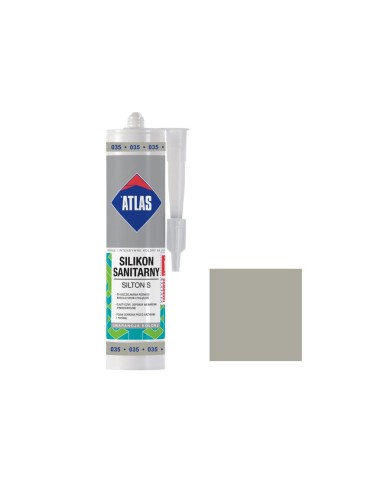 ATLAS SILIKON S 035 SZRY 280 ML - Wysokiej jakości silikon ATLAS SILIKON S 035 SZRY 280 ML - Wysokiej jakości silikon