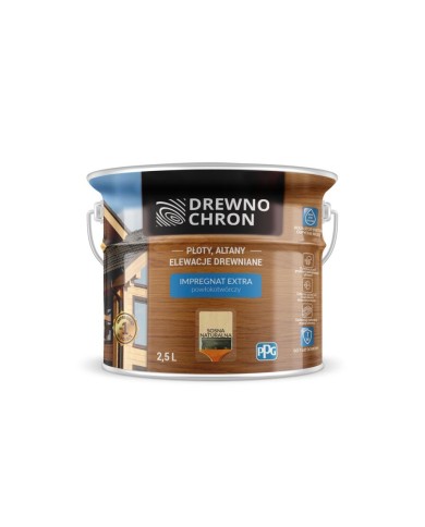 Impregnat do drewna Extra sosna naturalna 2,5 L - DREWNOCHRON Impregnat do drewna Extra sosna naturalna 2,5 L - DREWNOCHRON