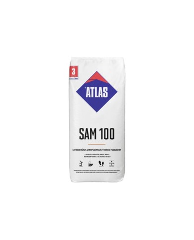 ATLAS SAM 100 - Samopoziomująca masa szpachlowa 25 kg ATLAS SAM 100 - Samopoziomująca masa szpachlowa 25 kg