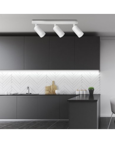 Lampa ścienno-sufitowa LONDON 3xGU10 - Biała, Nowoczesny Design Lampa ścienno-sufitowa LONDON 3xGU10 - Biała, Nowoczesny Design