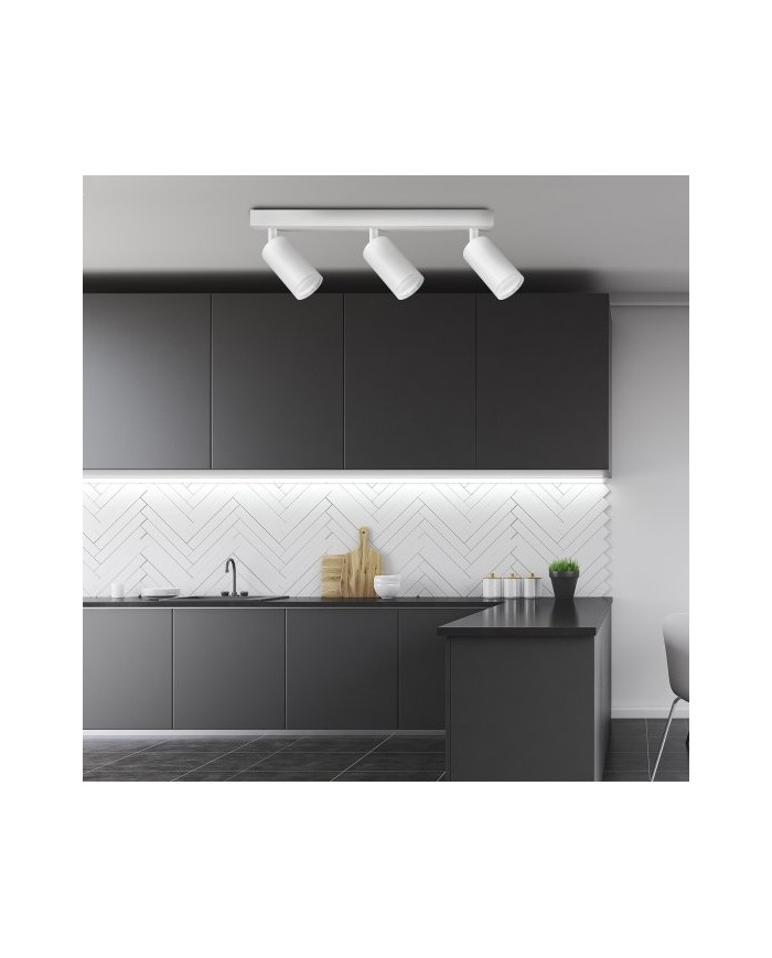 Lampa ścienno-sufitowa LONDON 3xGU10 - Biała, Nowoczesny Design Lampa ścienno-sufitowa LONDON 3xGU10 - Biała, Nowoczesny Design