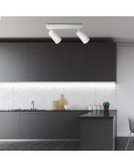 Lampa ścienno-sufitowa LONDON 2xGU10 biała - elegancja i styl