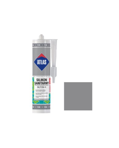 Silikon sanitarny Silton S 136 srebrny - ATLAS | Wysoka jakość Silikon sanitarny Silton S 136 srebrny - ATLAS | Wysoka jakość