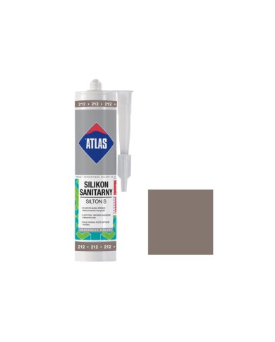 Silikon sanitarny Silton S 212 szarobrązowy - ATLAS 300ml Silikon sanitarny Silton S 212 szarobrązowy - ATLAS 300ml