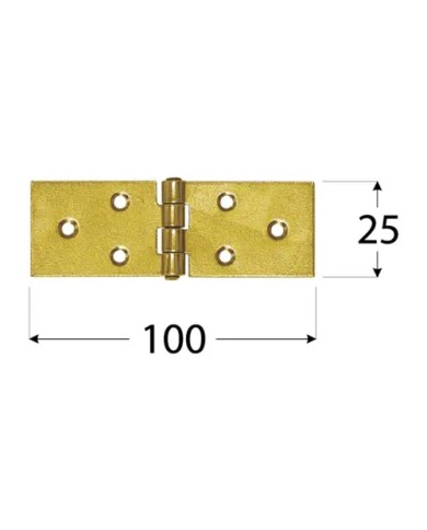 Zawias budowlany 100x25x1,5 mm Z 100 - Wysoka jakość i trwałość Zawias budowlany 100x25x1,5 mm Z 100 - Wysoka jakość i trwałość