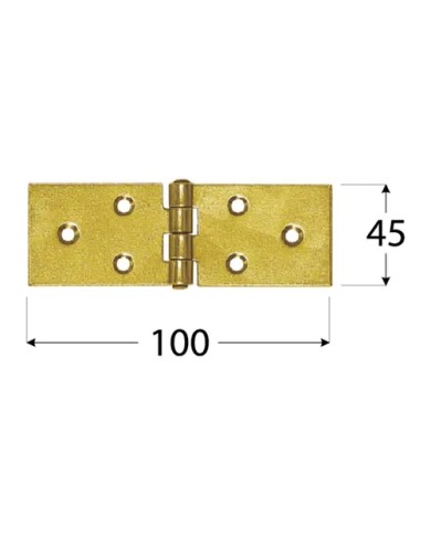 Zawias budowlany 100x45x1,5 mm Z 100 c - Wysoka jakość i trwałość Zawias budowlany 100x45x1,5 mm Z 100 c - Wysoka jakość i trwałość