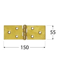 Zawias 150/55 mm - Wysokiej jakości zawias 150x55x2,5 mm Zawias 150/55 mm - Wysokiej jakości zawias 150x55x2,5 mm