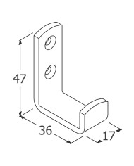 Hak HMU 46 - Wysokiej jakości hak 46x36 do różnych zastosowań
