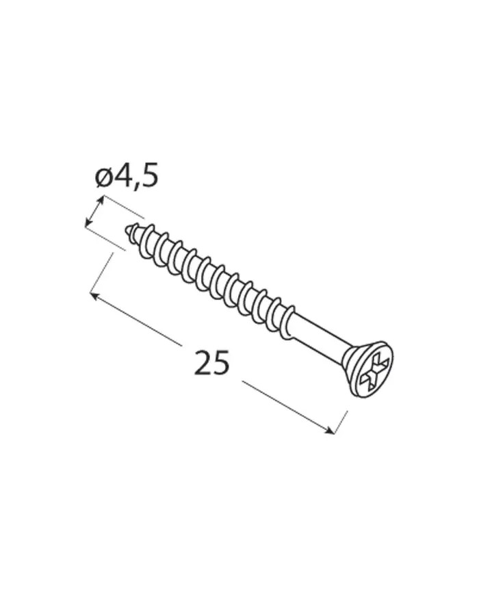 Wkręt do drewna ZAS 45025 C 4,5x25 - Wysoka jakość i trwałość Wkręt do drewna ZAS 45025 C 4,5x25 - Wysoka jakość i trwałość