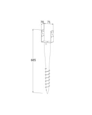 PWU 70/685 - Podstawa 70x685x1,8 do Twoich projektów