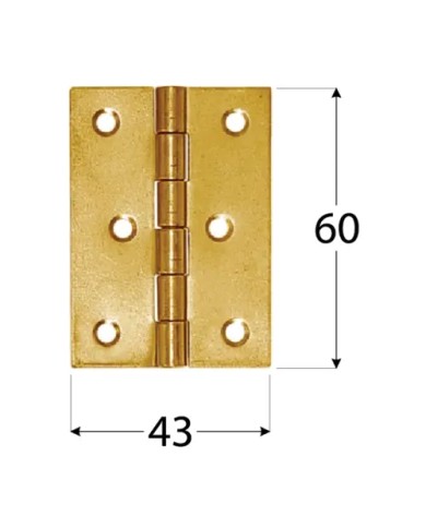 Zawias splatany 60x43x1,0 mm ZS 60 - Wysoka jakość i trwałość