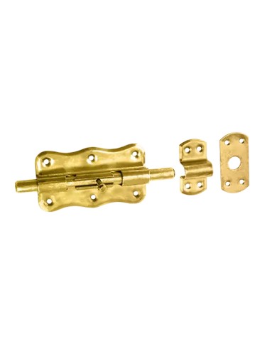 Zasuwka z ryglem okrągłym 120x68 mm - Solidne zabezpieczenie drzwi Zasuwka z ryglem okrągłym 120x68 mm - Solidne zabezpieczenie drzwi