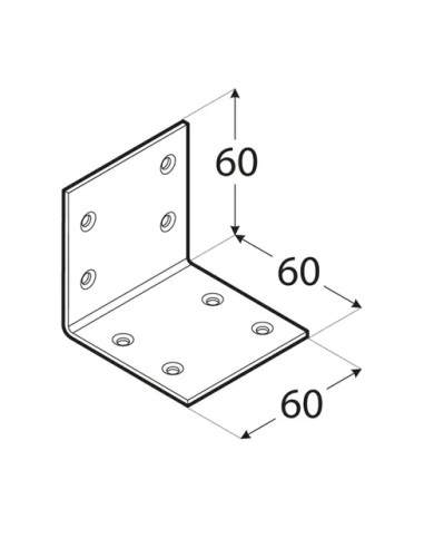 Kątownik szeroki 60x60x60 KS 3 - Wysoka jakość i trwałość Kątownik szeroki 60x60x60 KS 3 - Wysoka jakość i trwałość