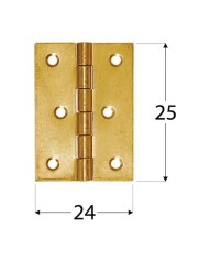 Zawias splatany 25x24x1,0 mm ZS 252 - Wysoka jakość i trwałość