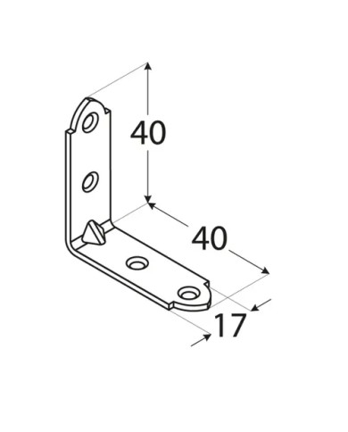 Kątownik 40x40x15x1,5 - Wytrzymałe Profile Metalowe Kątownik 40x40x15x1,5 - Wytrzymałe Profile Metalowe