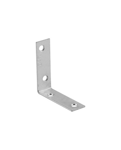 Kątownik wąski 50x50x17 mm z blachy ocynkowanej - KW50 Kątownik wąski 50x50x17 mm z blachy ocynkowanej - KW50