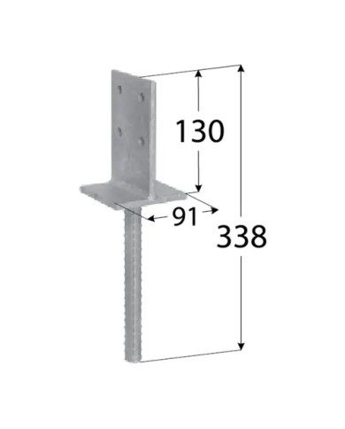 PSW 90 - Podstawa słupa 90 wpuszczona 90x130x8 - Wysoka jakość PSW 90 - Podstawa słupa 90 wpuszczona 90x130x8 - Wysoka jakość