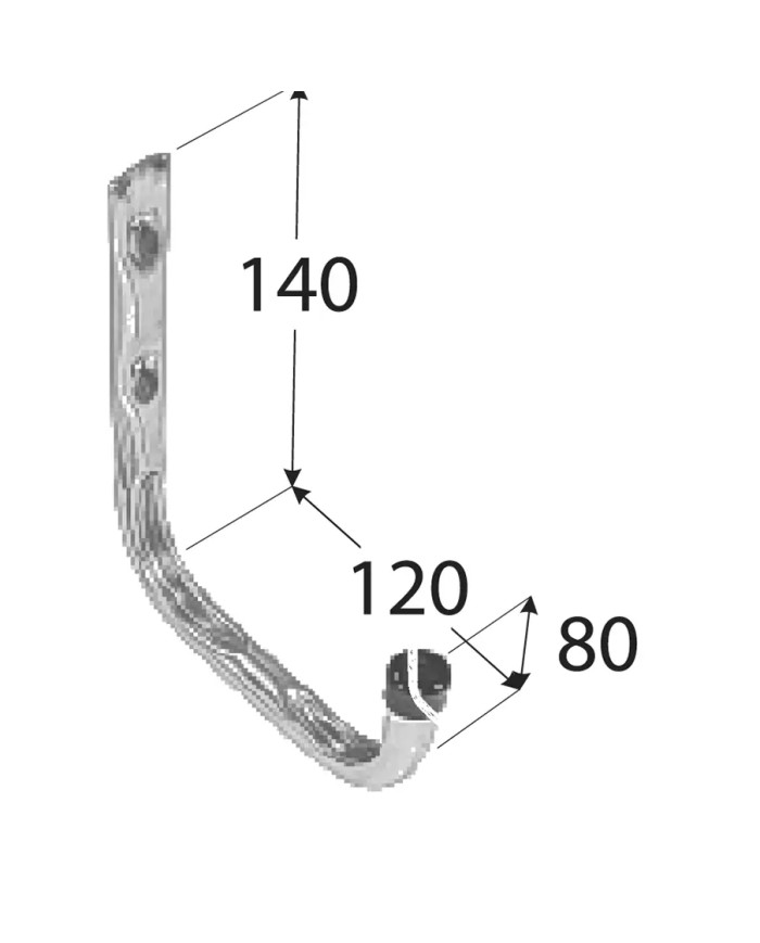 HAK POJEDYNCZY U 120 HPU120 - Wysoka jakość i trwałość