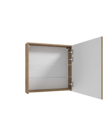 Szafka lustrzana RIETTI 60 cm - dąb evoke, lustro w zestawie Szafka lustrzana RIETTI 60 cm - dąb evoke, lustro w zestawie