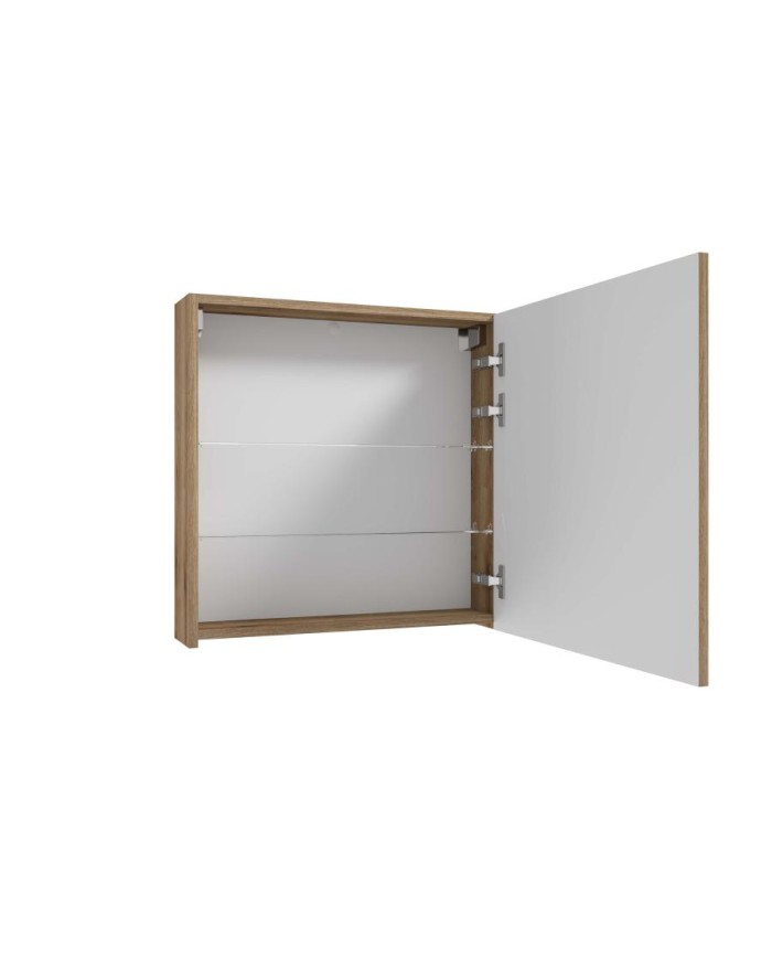 Szafka lustrzana RIETTI 60 cm - dąb evoke, lustro w zestawie Szafka lustrzana RIETTI 60 cm - dąb evoke, lustro w zestawie