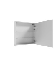 Szafka lustrzana Salsa 60cm - biały połysk, lustro - elegancja w łazience