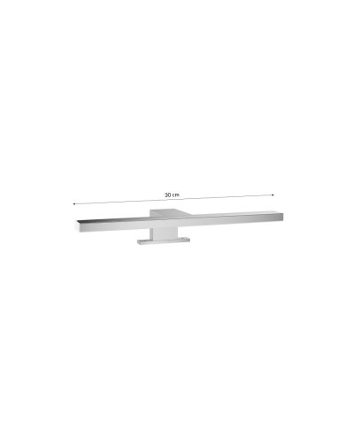 Kinkiet LISA LED 30 cm w chromie - Nowoczesne oświetlenie ścienne Kinkiet LISA LED 30 cm w chromie - Nowoczesne oświetlenie ścienne