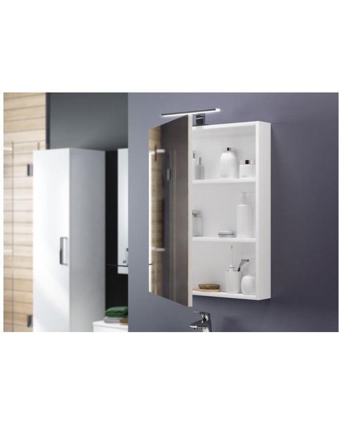 Kinkiet LISA LED 30 cm w chromie - Nowoczesne oświetlenie ścienne