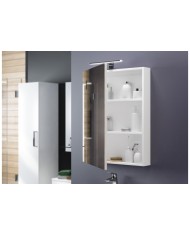 Kinkiet LISA LED 30 cm w chromie - Nowoczesne oświetlenie ścienne