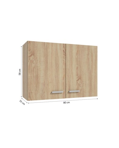 Szafka kuchenna wisząca Single 80 cm dąb sonoma - styl i funkcjonalność Szafka kuchenna wisząca Single 80 cm dąb sonoma - styl i funkcjonalność