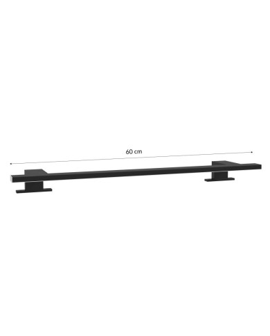 Kinkiet LISA LED 60 cm czarny mat - Nowoczesne oświetlenie ścienne Kinkiet LISA LED 60 cm czarny mat - Nowoczesne oświetlenie ścienne