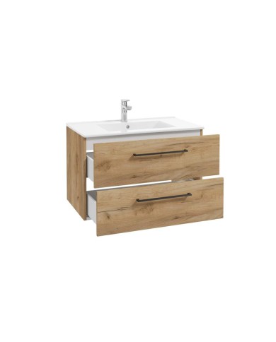 PINIA Zest. Szafka z umywalką 80cm - Dąb Craft Złoty PINIA Zest. Szafka z umywalką 80cm - Dąb Craft Złoty