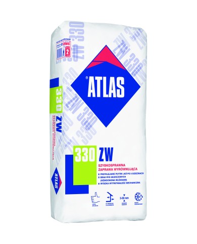 ATLAS ZW 330 - Zaprawa wyrównująca 25 kg | Wysoka jakość ATLAS ZW 330 - Zaprawa wyrównująca 25 kg | Wysoka jakość