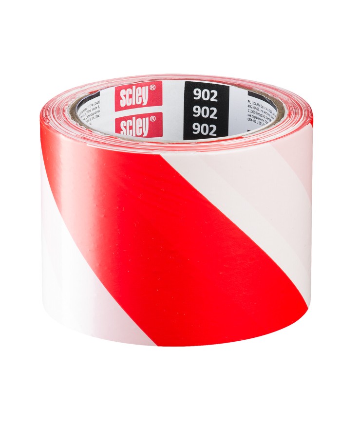 KAEM Taśma ostrzegawcza biało/czerwona 8cm 100mb - Bezpieczeństwo KAEM Taśma ostrzegawcza biało/czerwona 8cm 100mb - Bezpieczeństwo