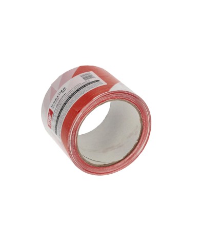 KAEM Taśma ostrzegawcza biało/czerwona 8cm 100mb - Bezpieczeństwo KAEM Taśma ostrzegawcza biało/czerwona 8cm 100mb - Bezpieczeństwo