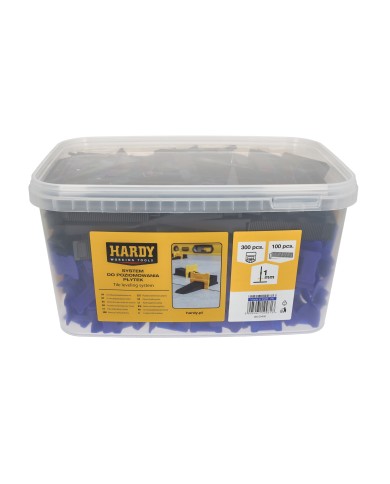 HARDY Klipsy 1mm 300szt + Kliny 100szt - Wysoka Jakość