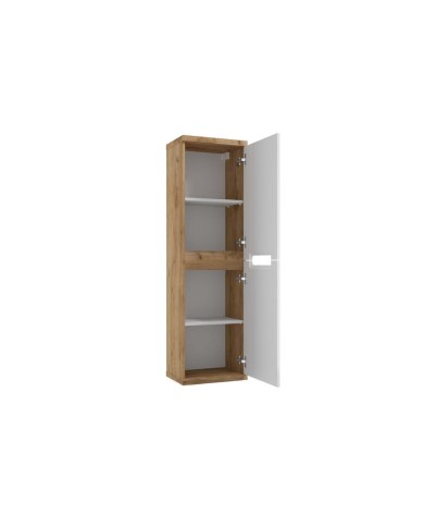RONDA NEW Słupek 40 cm - dąb złoty, biały połysk | Meble RONDA NEW Słupek 40 cm - dąb złoty, biały połysk | Meble