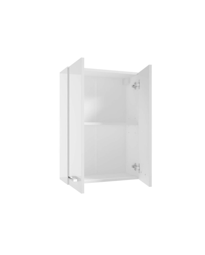 MEA Szafka wisząca 50 cm - biały połysk, elegancki design