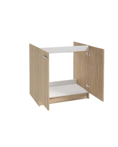 Szafka pod zlewozmywak 80x50 cm - Dąb Sonoma - Styl i Funkcjonalność Szafka pod zlewozmywak 80x50 cm - Dąb Sonoma - Styl i Funkcjonalność