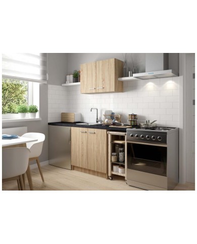 Szafka pod zlewozmywak 80x50 cm - Dąb Sonoma - Styl i Funkcjonalność Szafka pod zlewozmywak 80x50 cm - Dąb Sonoma - Styl i Funkcjonalność
