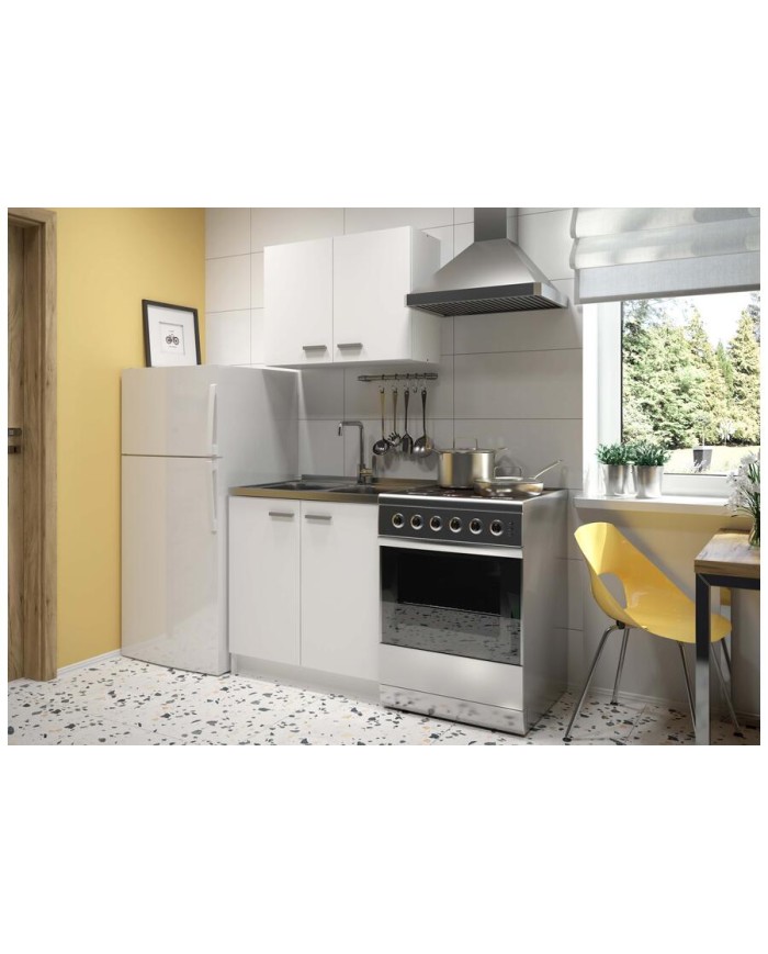 Szafka kuchenna wisząca Single 80 cm - biały laminat