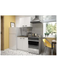 Szafka kuchenna wisząca Single 80 cm - biały laminat