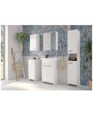 MARLENA Szafka stojąca 30cm - Biały połysk, elegancki design