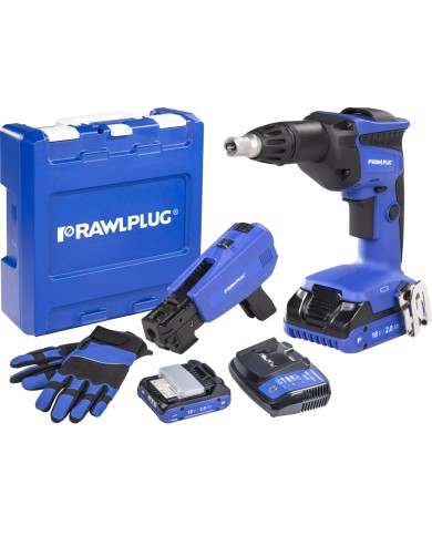 Wkrętarka Rawlplug 18V do Płyt G-K - Wydajność i Precyzja Wkrętarka Rawlplug 18V do Płyt G-K - Wydajność i Precyzja