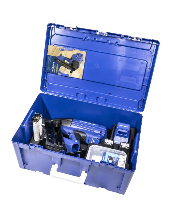 Gwoździarka RAWLPLUG WW90II z 2 akumulatorami i ładowarką Gwoździarka RAWLPLUG WW90II z 2 akumulatorami i ładowarką