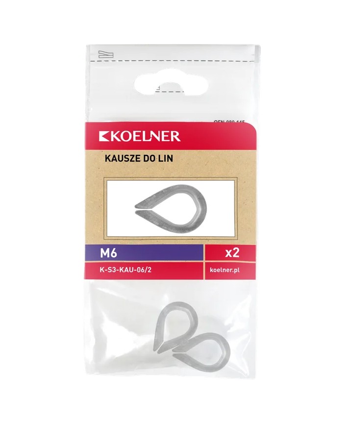 RAWLPLUG Kausze do lin 6 Blister - 2 sztuki w ofercie! RAWLPLUG Kausze do lin 6 Blister - 2 sztuki w ofercie!