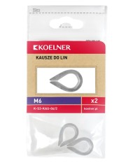 RAWLPLUG Kausze do lin 6 Blister - 2 sztuki w ofercie! RAWLPLUG Kausze do lin 6 Blister - 2 sztuki w ofercie!