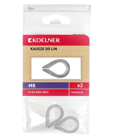 RAWLPLUG Kausze do lin 8 Blister - 2 sztuki w ofercie! RAWLPLUG Kausze do lin 8 Blister - 2 sztuki w ofercie!