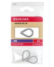 RAWLPLUG Kausze do lin 8 Blister - 2 sztuki w ofercie! RAWLPLUG Kausze do lin 8 Blister - 2 sztuki w ofercie!