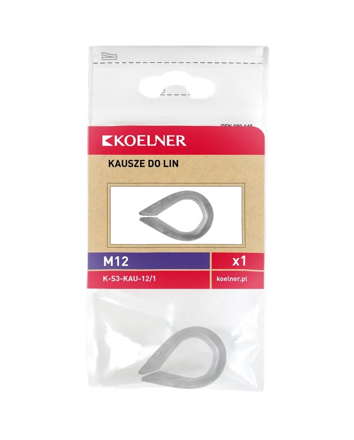 RAWLPLUG Kausze do lin 12 - Blister, 1 sztuka - Wysoka jakość RAWLPLUG Kausze do lin 12 - Blister, 1 sztuka - Wysoka jakość